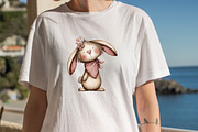 Whimsical Valentine Bunny Clipart Bu, an Illustration by SVGArt (Thumbnail 7 of 8)