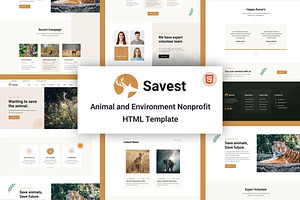 Animal Shelter Website Template