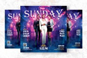 Sunday Party Flyer Design Template, a Flyer Template by Shajib Shikder (Thumbnail 2 of 2)