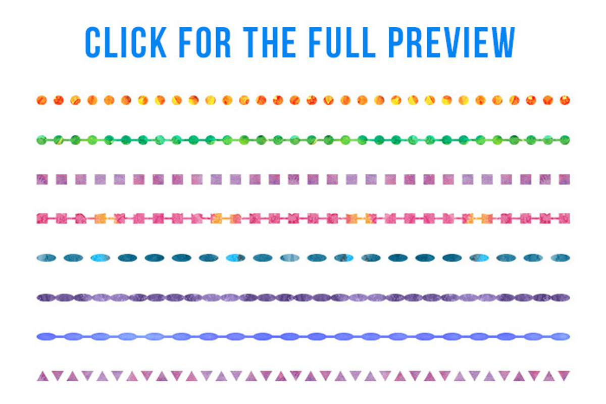 18 Watercolor Simple Line Dividers, an Object Graphic by The Digital Download Shop (Photo 3 of 3)