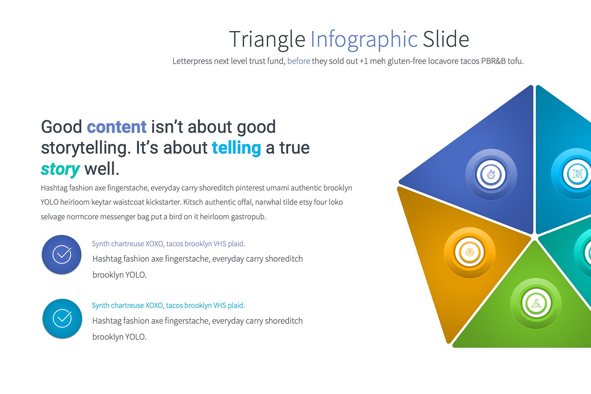 Triangle PowerPoint Slides, a Presentation Template by Pulsecolor