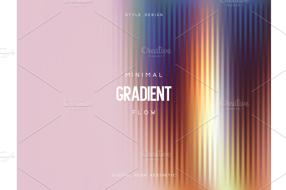 3d glassmorphism gradient with, an Illustration by Liudmyla Matviiets