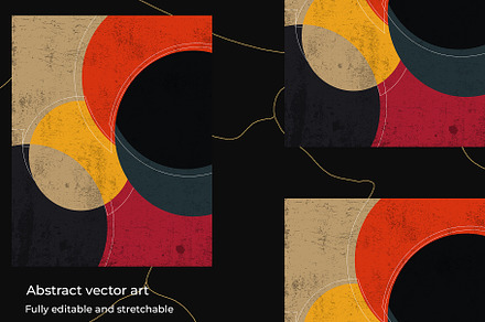 Abstract geometry vector art