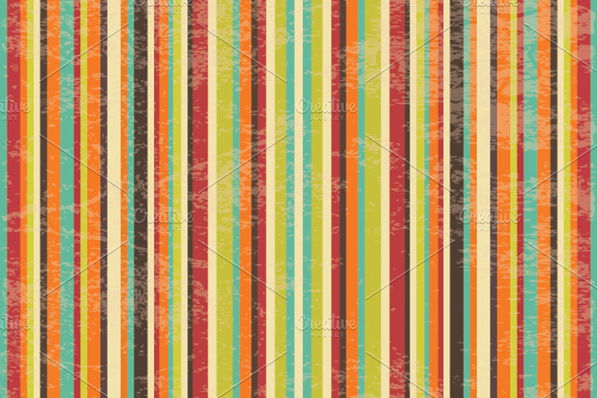 Retro Geometric Seamless Backgrounds preview 3
