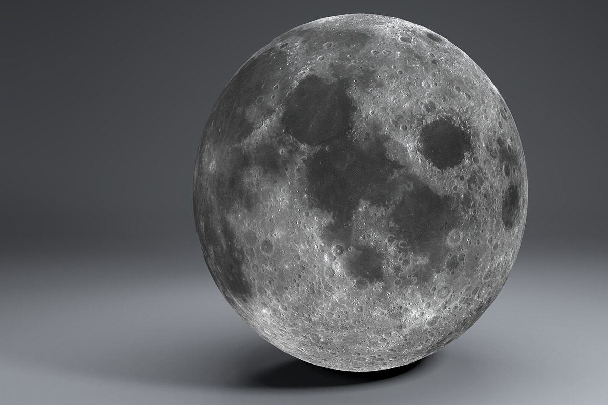 Moon Globe 23k, an Environmental 3D Model by Flash My Pixel (Photo 2 of 9)