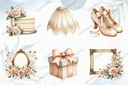 Cute Wedding Clipart, an Illustration by designcity5 (Thumbnail 3 of 5)