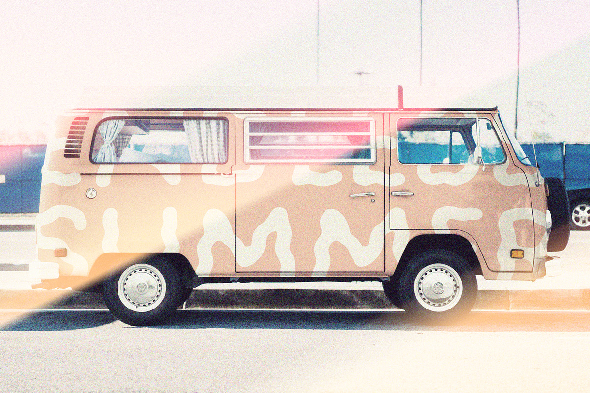 Endless Summer Modern/Wave Font, a Sans Serif Font by Beveled Design Co. (Photo 6 of 8)