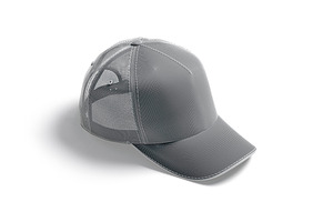 White Sport Baseball Cap 3D Model