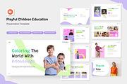 Playful Children Education PPT, a Presentation Template by Antstheme (Thumbnail 1 of 2)