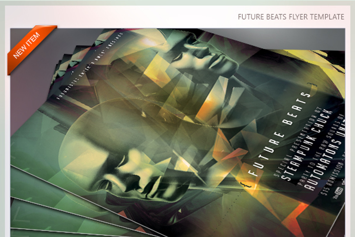 Future Beats Concert Flyer, a Flyer Template by Crusader12 (Photo 1 of 6)