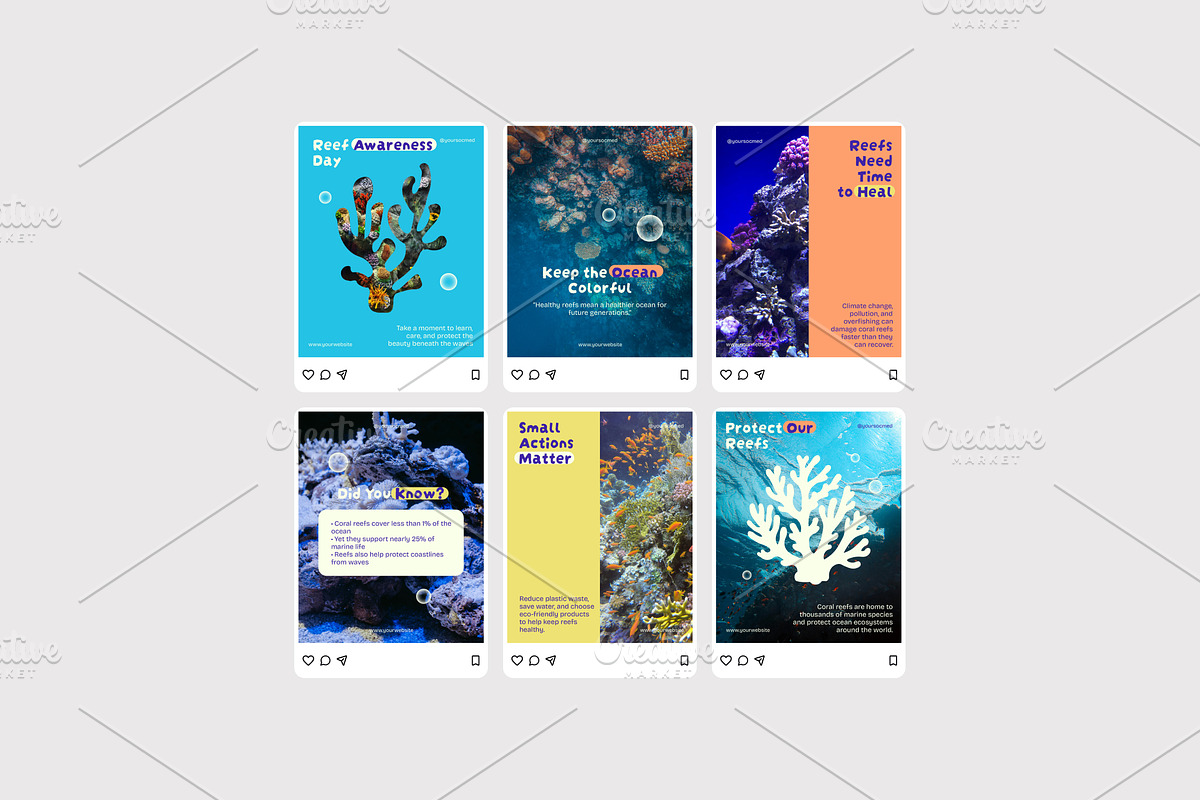 World Reef Awareness Day, a Social Media Template by Izdihaar_Studio (Photo 4 of 4)