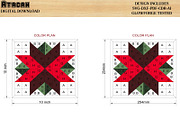 Christmas Barn Quilt NewYear Pattern, a Pattern Graphic by AtacanDigital (Thumbnail 8 of 8)