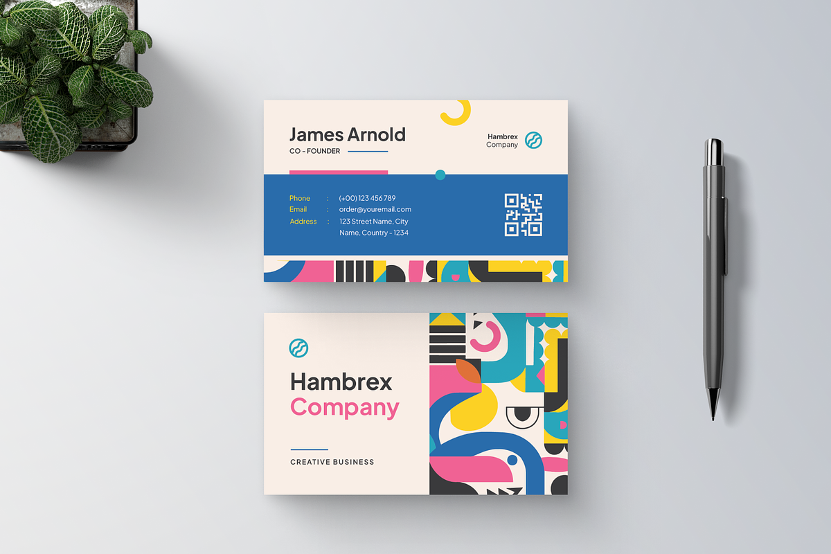 Creative Agency Business Card, a Business Card Template by Annora Studio (Photo 4 of 5)