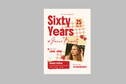 Retro Creative Birthday Invitation, a Card Template by Neermana (Thumbnail 4 of 4)