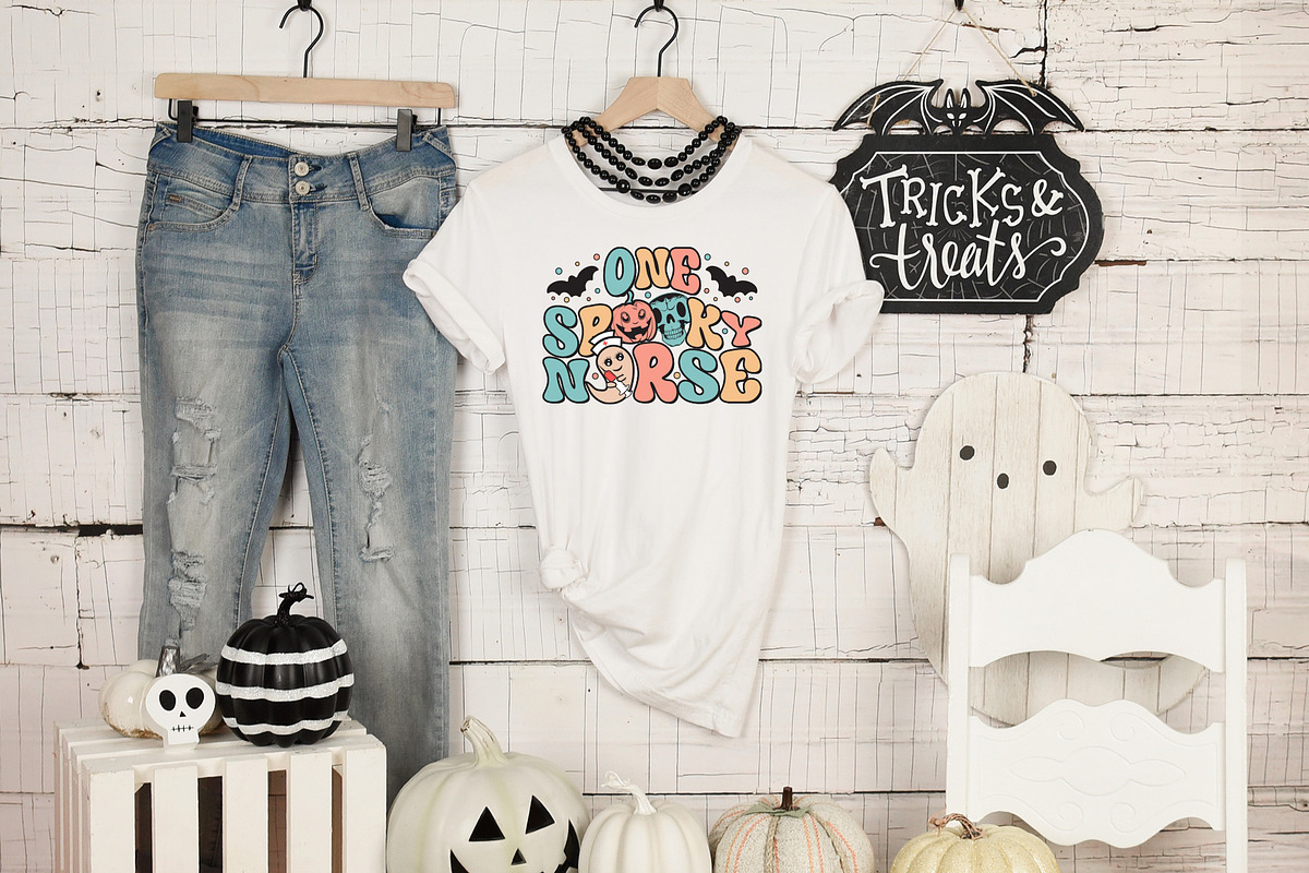 Halloween Nurse Sublimation Bundle, a Graphic by CraftlabSVG (Photo 10 of 15)