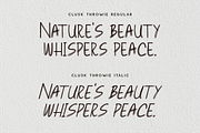 Clusk Throwie - Caps Graffiti, a Handwritten Font by Indotype Foundry (Thumbnail 7 of 10)