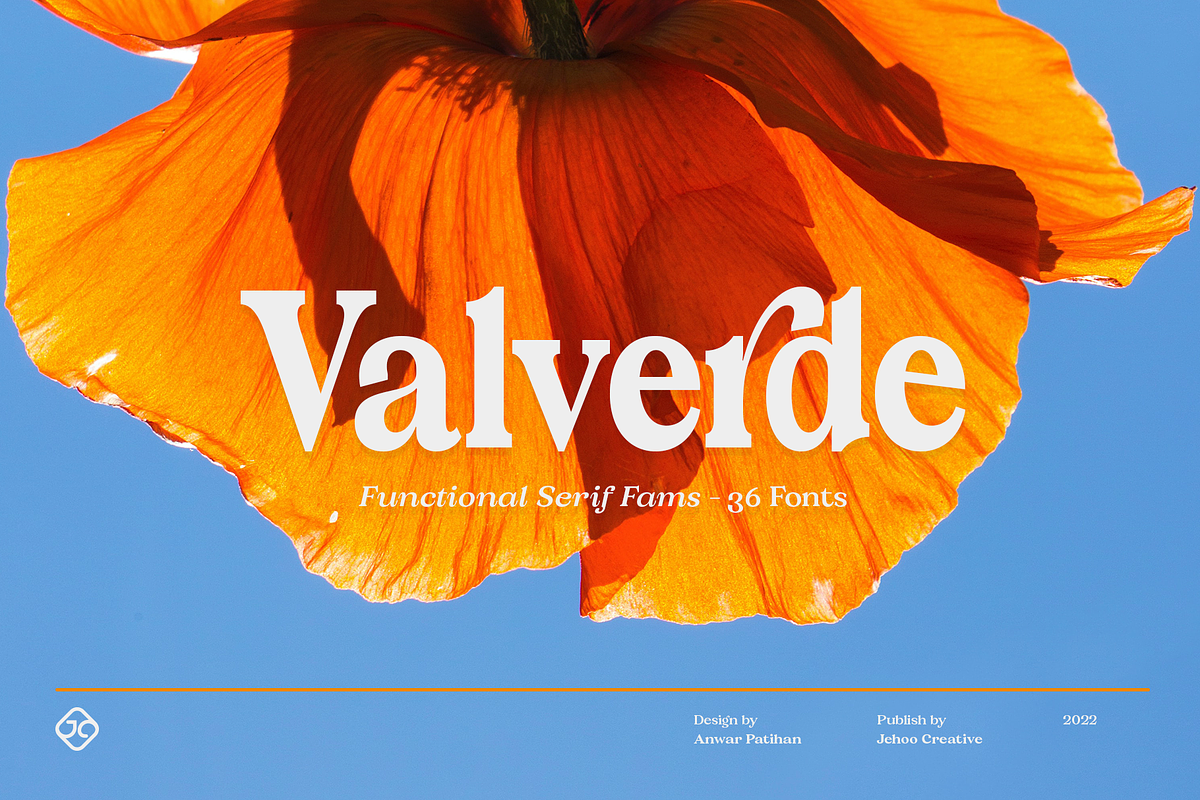 Valverde Functional Serif-36 Fonts, a Serif Font by Jehoo Creative (Photo 1 of 15)