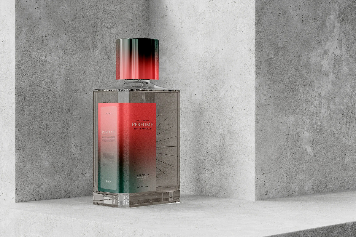 Perfume Bottle Mockup, an Advertising Mockup by skybluecreative (Photo 2 of 2)
