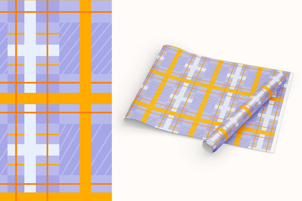 Checkered & Plaid vector patterns, a Pattern Graphic by Carpet Tapete Pretzel (Photo 12 of 13)