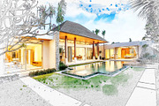 Interior Watercolor Painting, an Action Add-On by MRI STUDIO (Thumbnail 11 of 11)