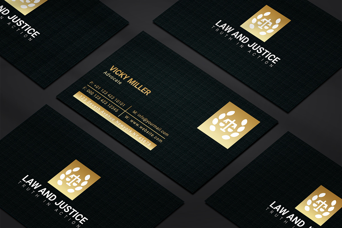 Business card Template & 3 Mock-up, a Business Card Template by Smashing_Studio (Photo 3 of 10)