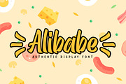 Alibabe - Authentic Display Font, a Font by Almarkhatype (Thumbnail 1 of 10)