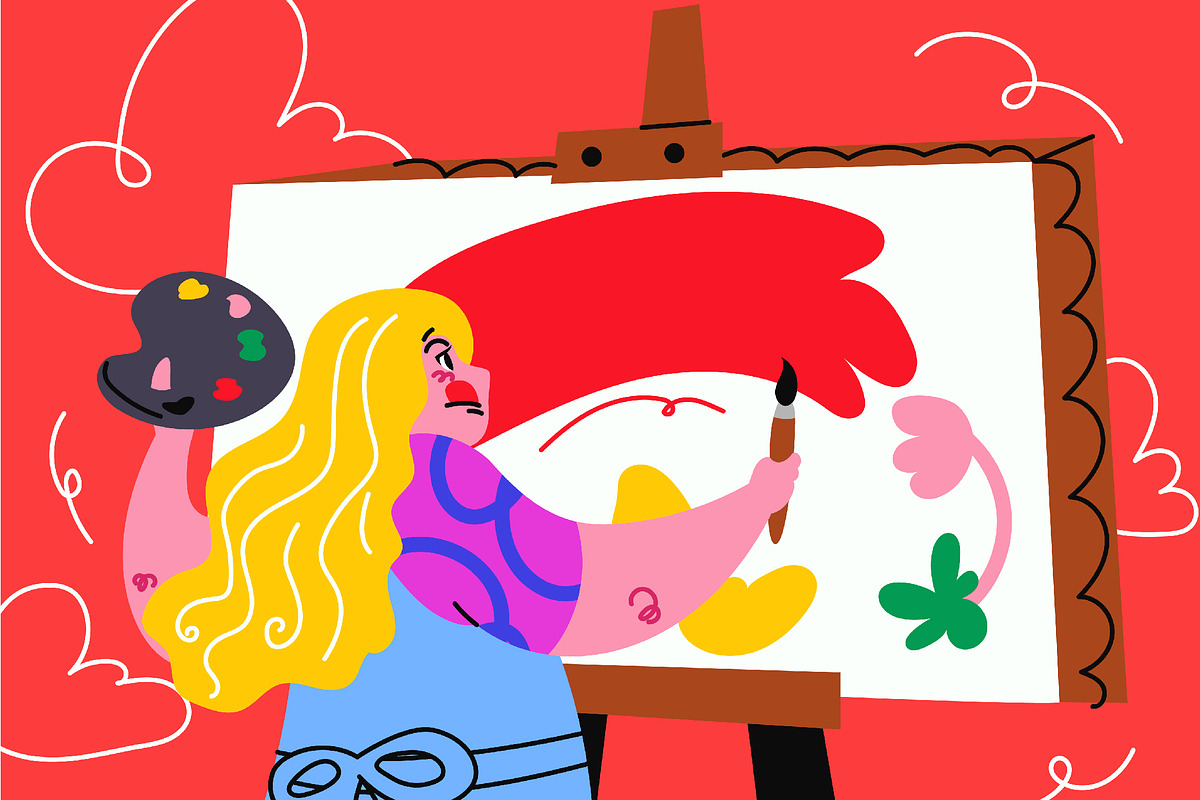 Artist Activity Full Illustration, an Illustration by graphicook