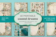 Coastal Dream Junk Journal Kit, an Object Graphic by Traveling Designer (Thumbnail 1 of 6)