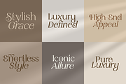 Nolans - Luxury Serif Typeface, a Serif Font by Annivers Type (Thumbnail 4 of 10)