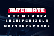 AMOONK – Sport Racing Font, a Font by productype1 (Thumbnail 12 of 13)
