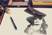 Sketchbook Mock-ups Bundle, a Books & Magazine Mockup by UI.Fest (Thumbnail 4 of 5)