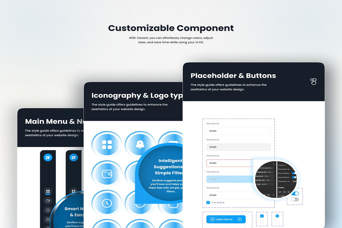Zenflow - CRM Admin Dashboard, an UI Kit Template by Lumina_ui_ux202 (Photo 6 of 8)