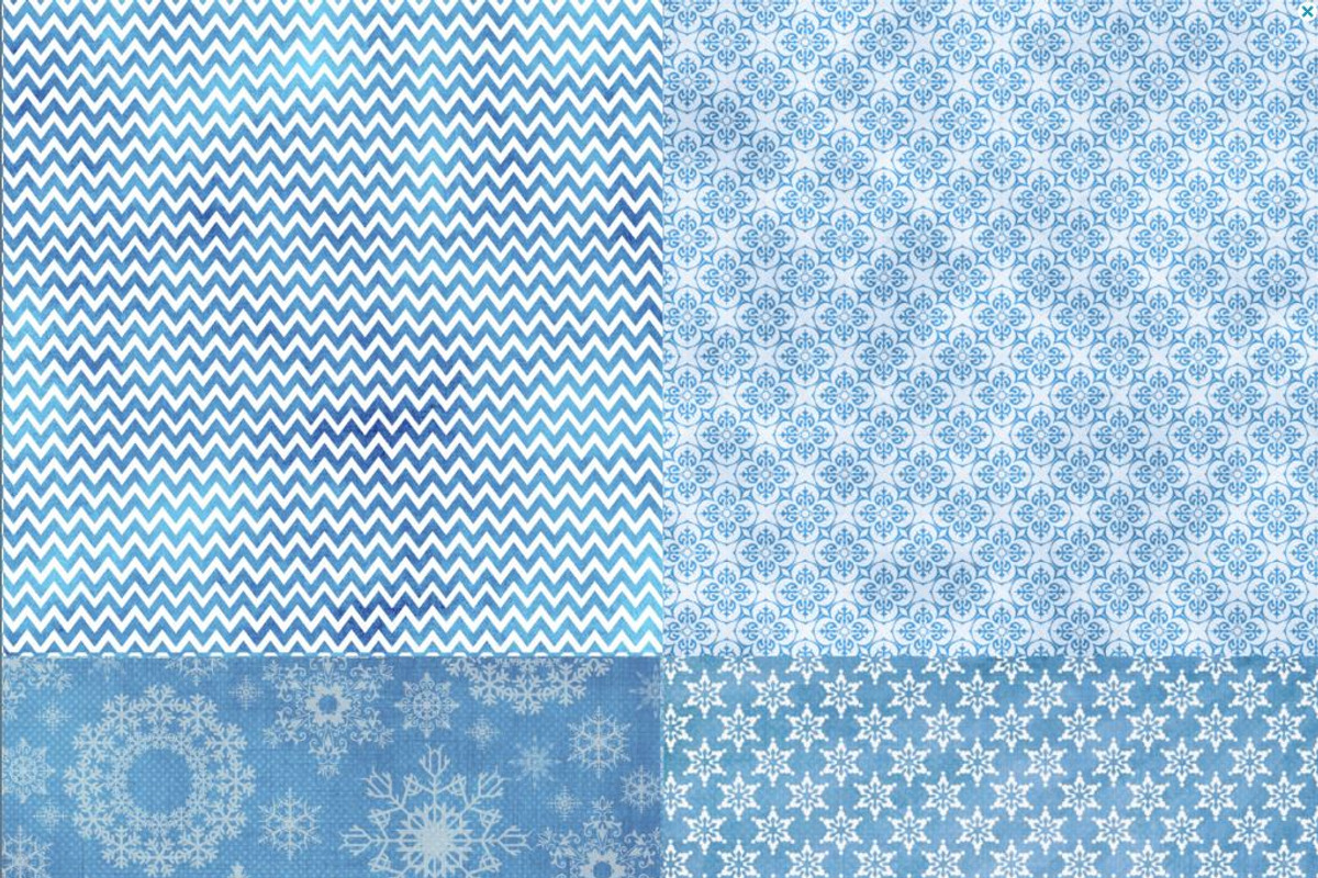 Winter Wonderland: Digital Paper-16 preview 4