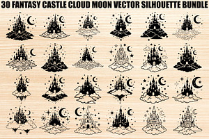 Fantasy Castle Cloud Moon Bundle