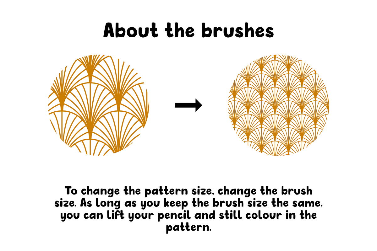 Art Deco 1.0 Procreate Brushes, a Brush Add-On by Design av MAD (Photo 3 of 6)