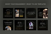Spiritual Instagram Templates Canva, a Social Media Template by DeeBeeDesign (Thumbnail 3 of 10)