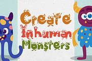Friendly Monster - Character Font, a Font by PutraCetol Studio (Thumbnail 5 of 11)