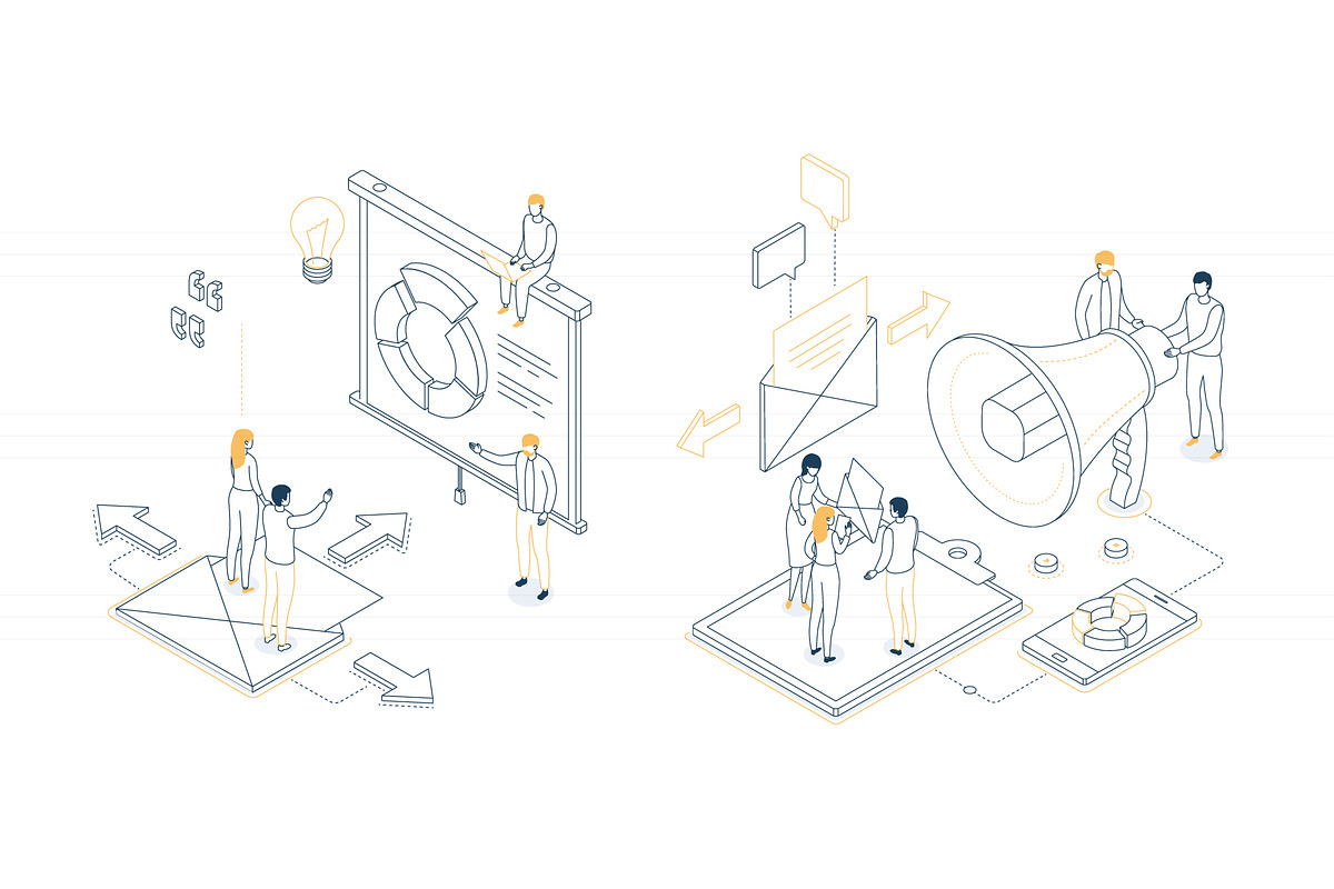Technologies - Line Isometric Images, an iPhone Mockup by Boyko Pictures (Photo 12 of 14)