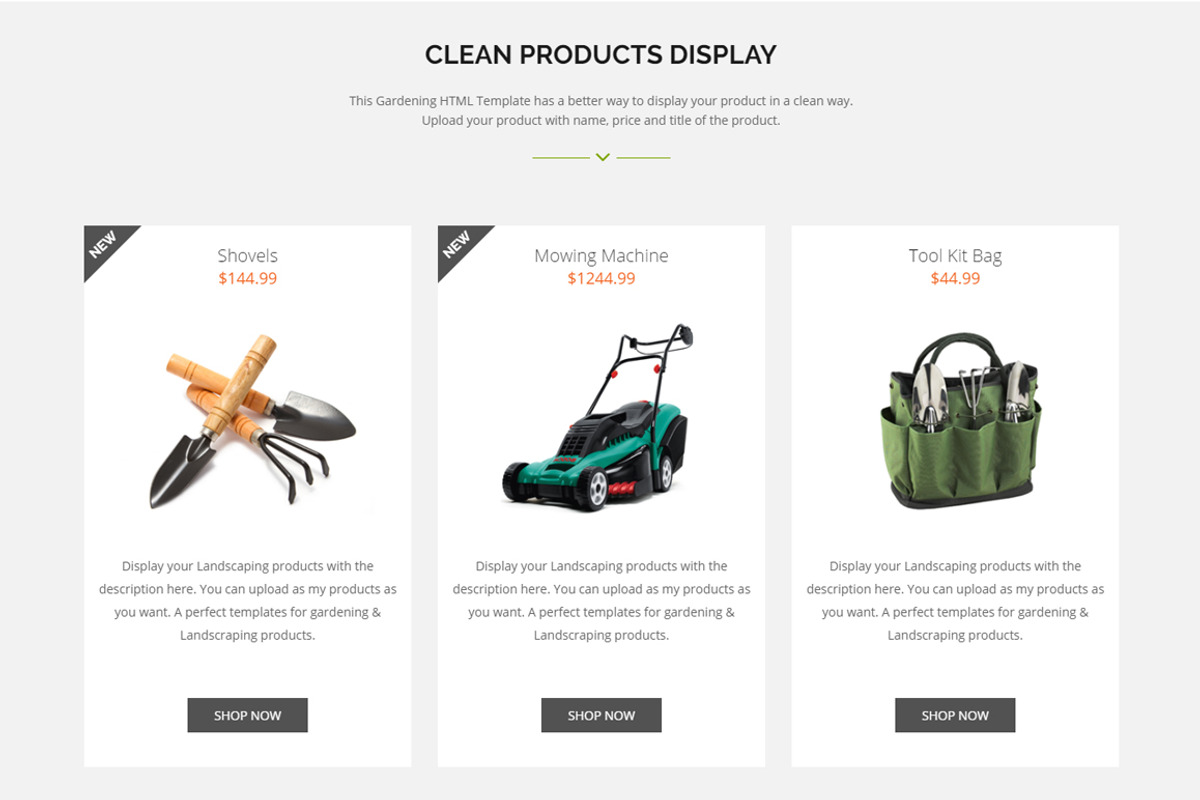 Gardening-Landscaping&Patio Website, a Websites & App Template by oLanding (Photo 4 of 7)