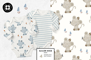 Sailor Mice Pattern Collection