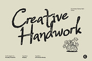 CS Artesia Stamp, a Handwritten Font by Craft Supply Co. (Thumbnail 2 of 8)