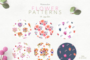 Watercolor Bouquets Set, an Illustration by Bibela (Thumbnail 5 of 8)