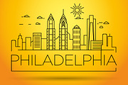 40 - Linear Style USA Cities, an Outline Icon by Kursat Unsal (Thumbnail 4 of 4)