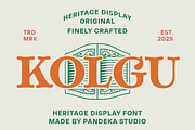 Kolgu - Heritage Serif, a Serif Font by Pandeka Studio (Thumbnail 1 of 9)