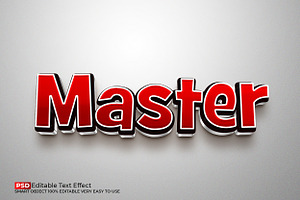 Master 3D Text Effect PSD, a Layer Style Add-On by Design Fly