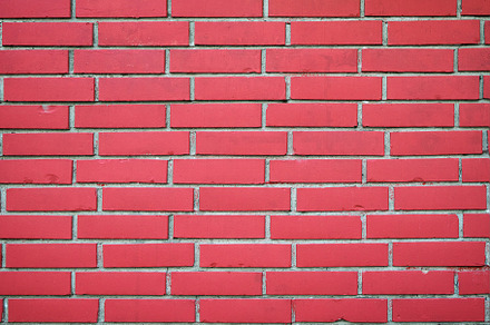 Painted Red Brick wall background, a Background Photo by wr7 Media