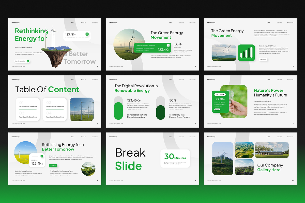Renewable Energy Keynote, a Presentation Template by Annora Studio (Photo 3 of 7)