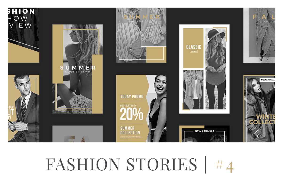 Fashion Instagram Stories V4, a Social Media Template by MinimalStudioCo (Photo 1 of 5)