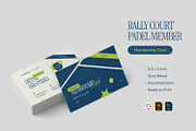 The Rally Court - Membership Card, a Card Template by VUNIRA (Thumbnail 3 of 3)