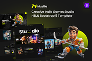 Muzilla - Game Studios HTML template, a HTML Template by AliThemes (Thumbnail 1 of 4)